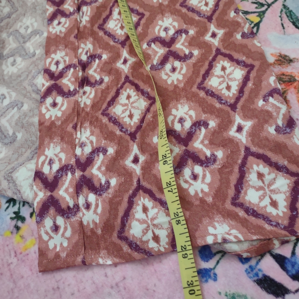 Women's Duster Kimono Cardigan Knox Rose Cognac Size XS/ Small XS/S - Picture 6 of 7